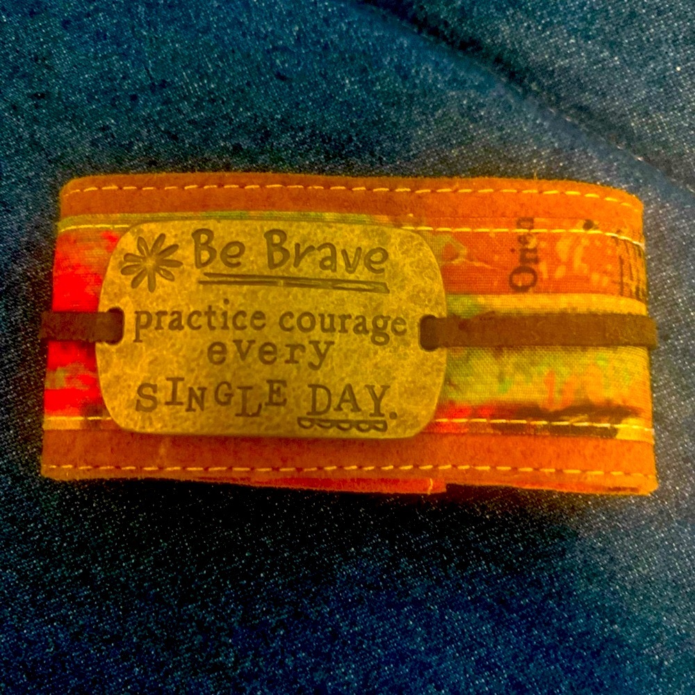 Snap multi colored bracelet